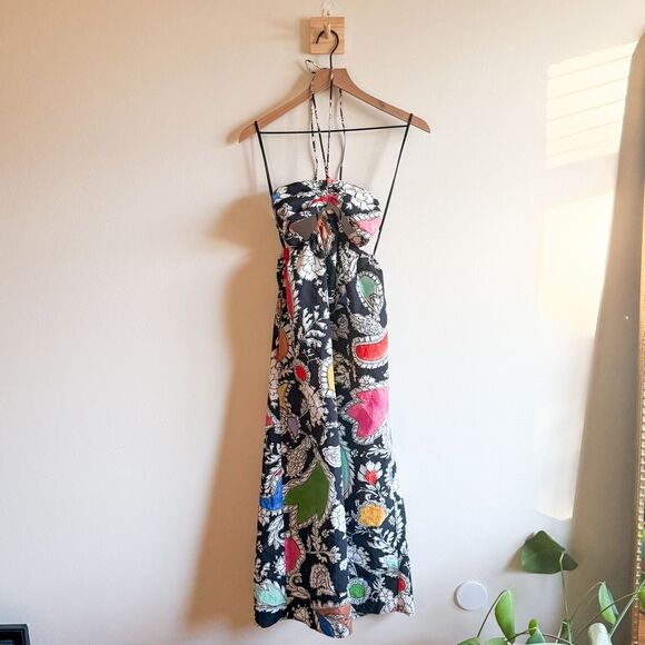 Mara Hoffman Laila Cutout Halter Maxi Dress Size XS - Picture 3 of 7
